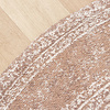 Rund Matta I Vintagestil - Admire Taupe - thumbnail 6