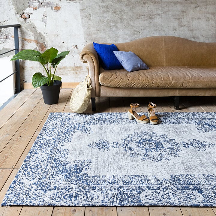 Matta I Vintagestil - Dreams Djupblå