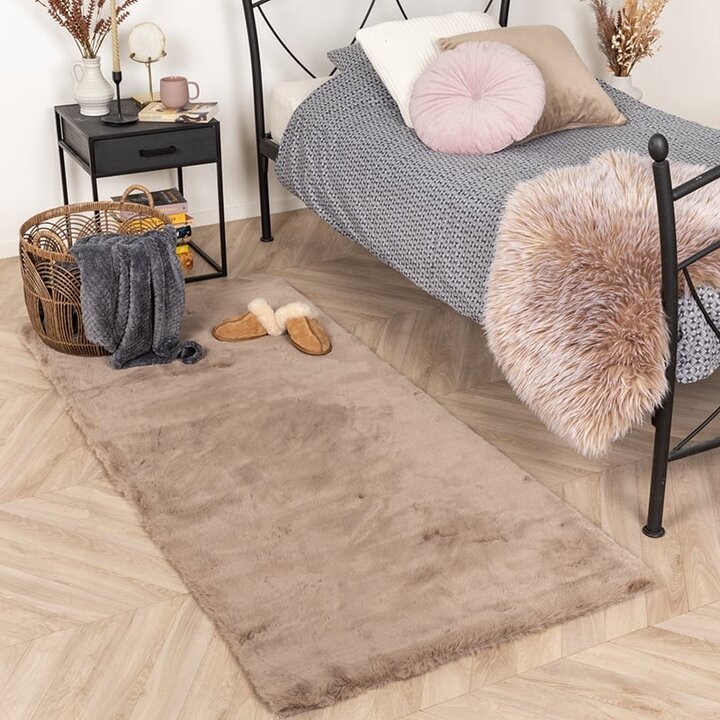 Mjuk Löpare Med Hög Lugg - Comfy Supreme Taupe
