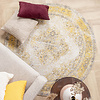 Rund Matta I Vintagestil - Admire Gul - thumbnail 2
