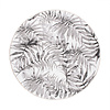 Rund Matta - Palmier Leaves Grå - thumbnail 1