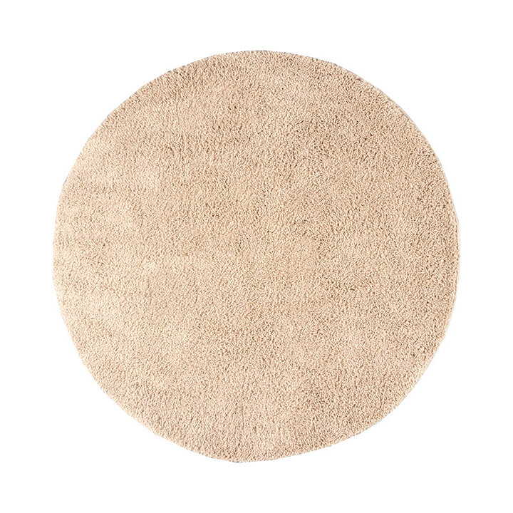Rund Matta Med Hög Lugg  - Lofty Beige - 1