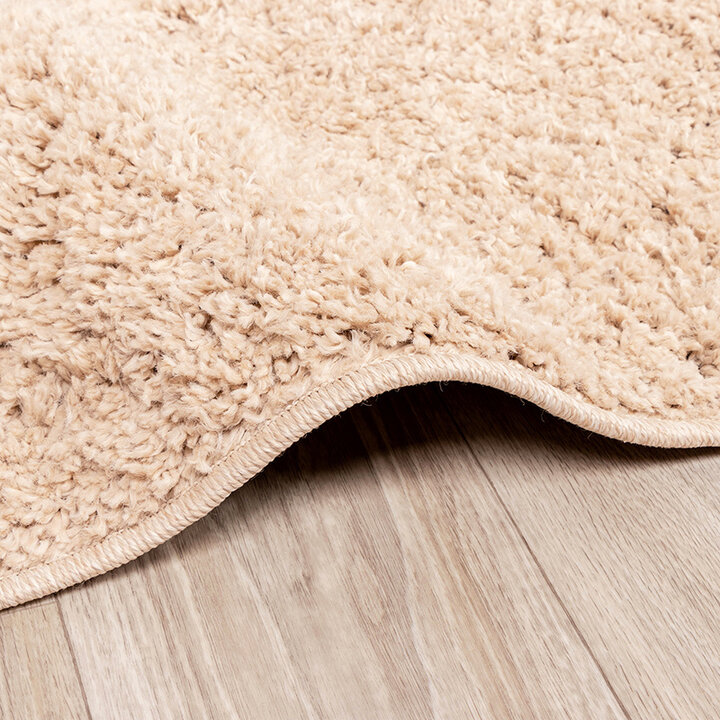 Rund Matta Med Hög Lugg  - Lofty Beige - 4