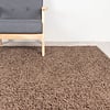 Rund Matta Med Hög Lugg  - Solid Taupe - thumbnail 5
