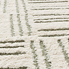 Skandinavisk Matta - Yune Lines Gräddvit/Grön - thumbnail 3