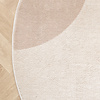Rund Japandi-Matta - Aurora Shapes Beige - thumbnail 4