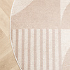 Rund Japandi-Matta - Aurora Circles Beige - thumbnail 4