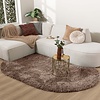 Oval Shagmattor - Blaze Taupe - thumbnail