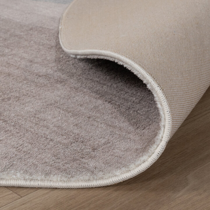 Rund Modern Matta - Field Taupe - 7