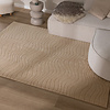 Skandinavisk Matta - Charm Waves Beige - thumbnail