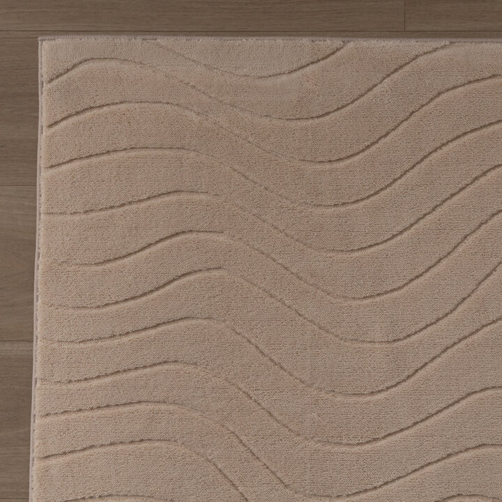 Skandinavisk Matta - Charm Waves Beige - 5