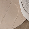 Rund Skandinavisk Matta - Charm Circles Beige - thumbnail 3