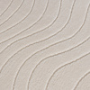 Rund Skandinavisk Matta - Charm Waves Vit - thumbnail 4