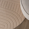 Rund Skandinavisk Matta - Charm Arches Beige - thumbnail 3