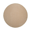 Rund Skandinavisk Matta - Charm Curves Beige - thumbnail 1