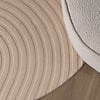 Rund Skandinavisk Matta - Charm Curves Beige - thumbnail 3