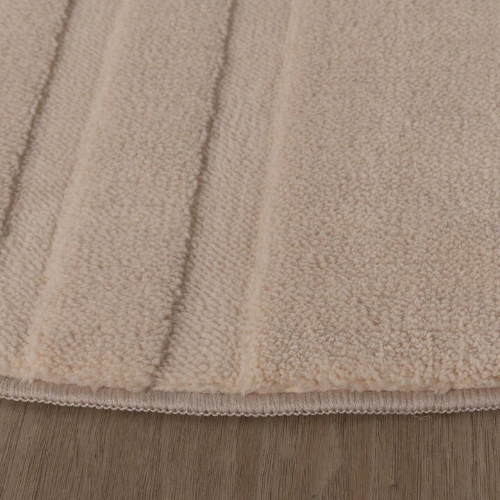 Rund Skandinavisk Matta - Charm Curves Beige - 6