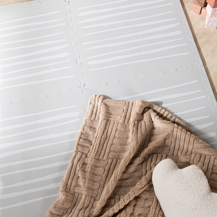 Pusselmatta Av Skum - Alfie Stripes Grå - 2