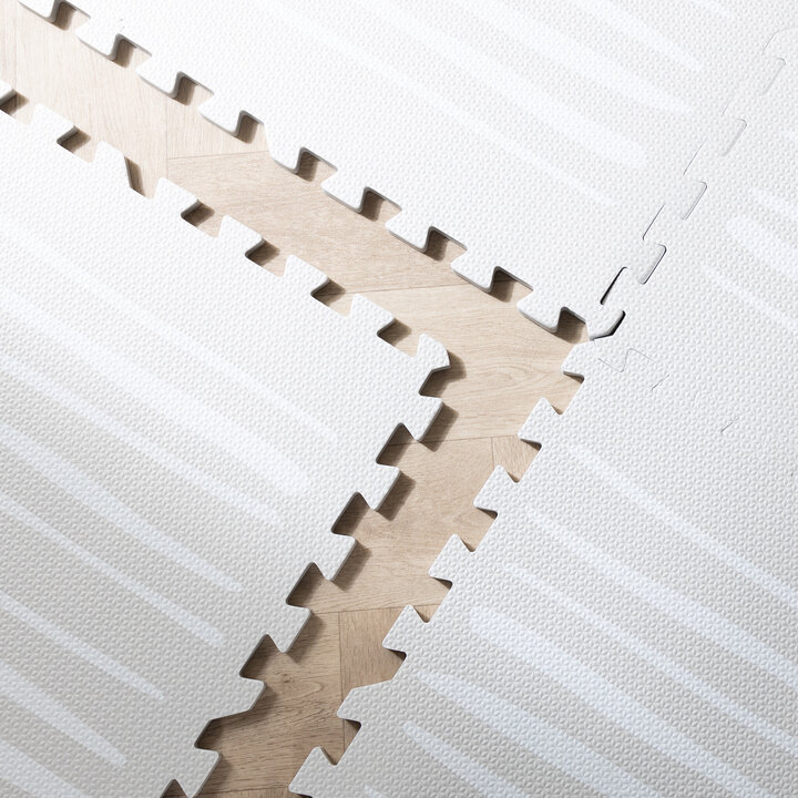 Pusselmatta Av Skum - Alfie Stripes Grå - 4