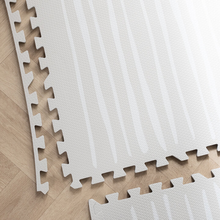 Pusselmatta Av Skum - Alfie Stripes Grå - 6