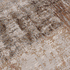 Rund Abstrakt Matta - Xavier Scratch Taupe/Röd - thumbnail 3
