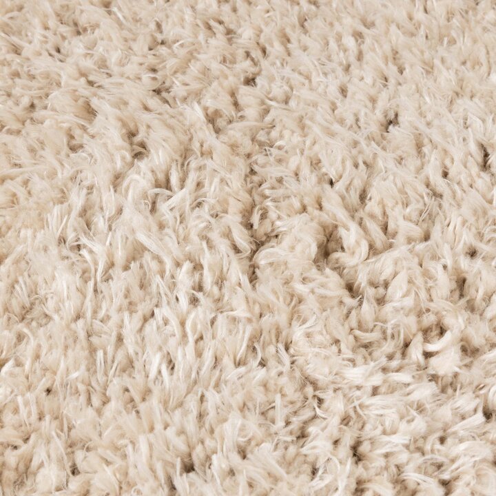 Rund Shagmattor - Blaze Beige - 4