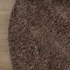 Rund Shagmattor - Blaze Taupe - thumbnail 5