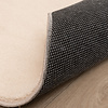 Rund Tvättbar Matta - Vivid Beige - thumbnail 6