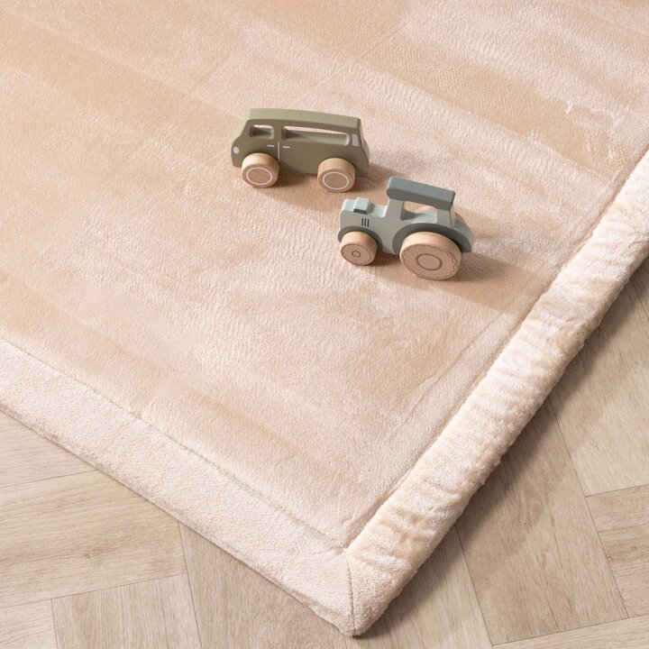 Fyrkantig Lekmatta - Jip Beige - 2