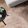 Rund Matta Med Låg Lugg - Cozy Taupe - thumbnail 2