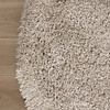 Rund Shagmattor - Blaze Beige/Grå - thumbnail 5