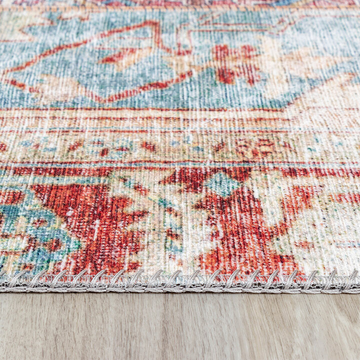 Lapptäckesmatta  - Azara Patchwork Röd - 4