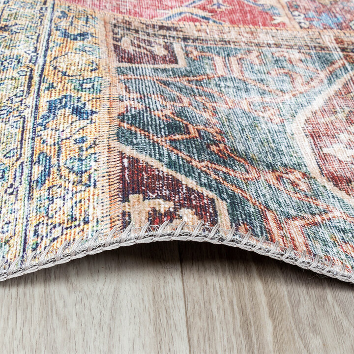 Lapptäckesmatta  - Azara Patchwork Röd - 5