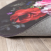 Rund Blommig Matta - Florine Svart/Rosa - thumbnail 5