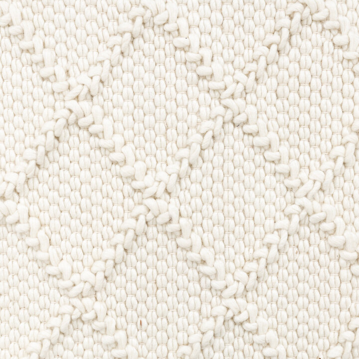 Vävd Matta I Ull - Knit Gräddvit - 3