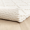 Vävd Matta I Ull - Knit Gräddvit - thumbnail 9