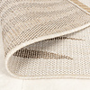Rund Jute Utomhusmatta - Nomad Leaves Gräddvit - thumbnail 8