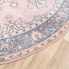 Rund Matta I Vintagestil - Lily Medaillon Rosa - thumbnail 5