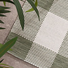 Inomhus- Och Utomhusmatta - Ranch Checkerboard Grön - thumbnail 2