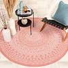 Rund Utomhusmatta - Summer Aztec Rosa - thumbnail 3