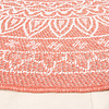 Rund Utomhusmatta - Summer Aztec Rosa - thumbnail 8