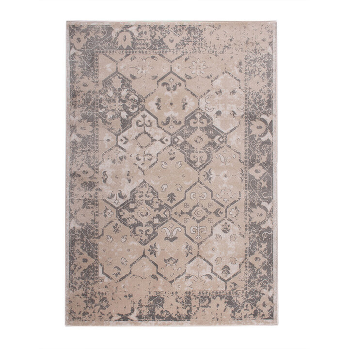 Matta I Vintagestil - Deep Tile Gräddvit - 1