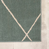 Skandinavisk Utomhusmatta - Odin Lines Grön - thumbnail 4