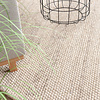 Rund Ullmatta - Feline Vit/Melerad - thumbnail 3