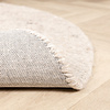 Rund Ullmatta - Feline Vit/Melerad - thumbnail 6