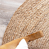 Jute Matta - Fair Rund Natur - thumbnail 5