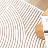 Modern Matta - Nori Curves Vit/Taupe - thumbnail 3