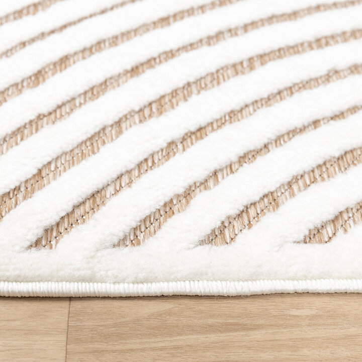 Modern Matta - Nori Curves Vit/Taupe - 5