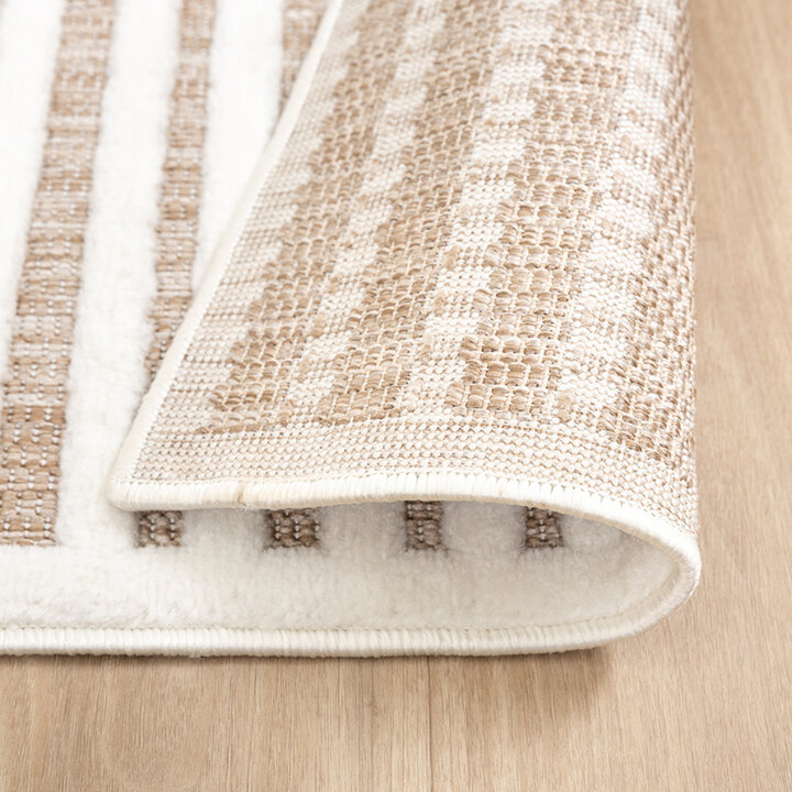 Modern Matta - Nori Curves Vit/Taupe - 7
