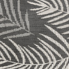 Utomhusmatta - Malta Leaves Svart - thumbnail 4